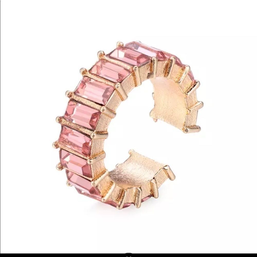 ‎2/$15 RHINESTONE EAR CUFF PINK